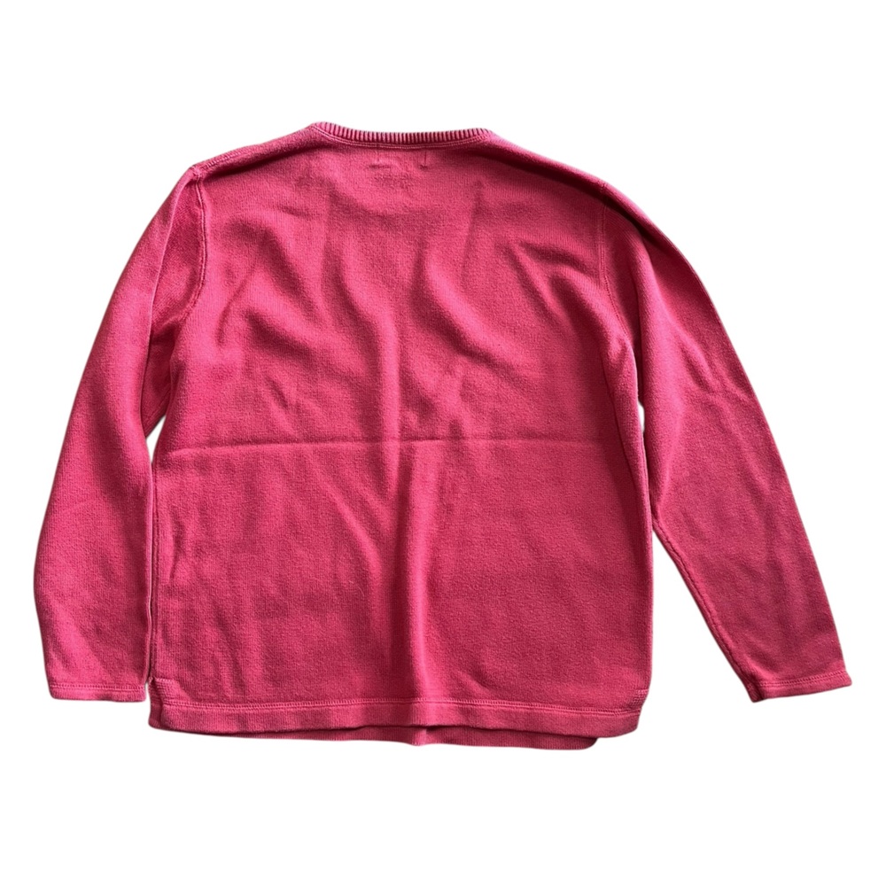 Eddie Bauer Women's women’s size medium Raspberry Sweater - Picture 6 of 6
